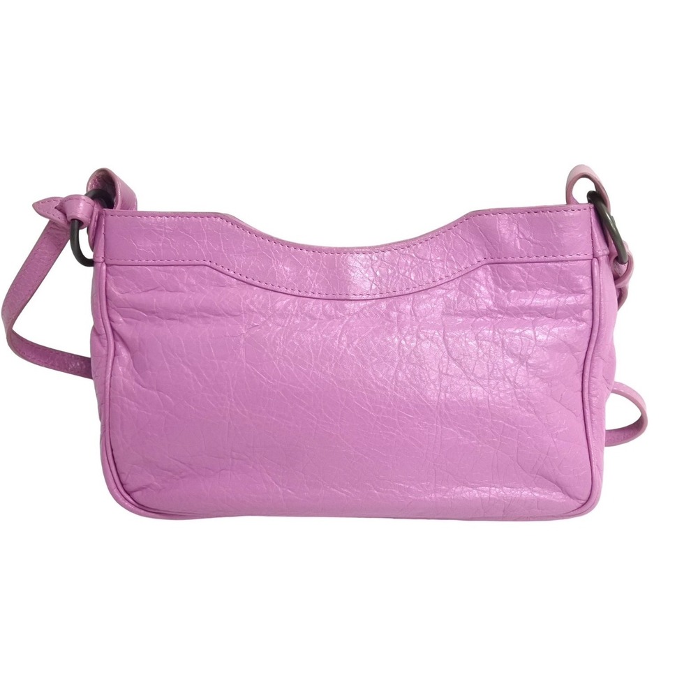 BALENCIAGA Classic The Hip Shoulder Bag Pink Leather - Picture 2 of 10